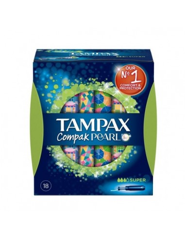 TAMPAX COMPAK PEARL TAMPON ALGODON...