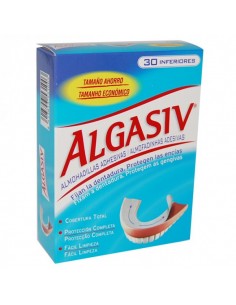 ALGASIV ALMOHADILLAS ADHESIVAS PRÓTESIS 30 UNIDADES INFERIORES