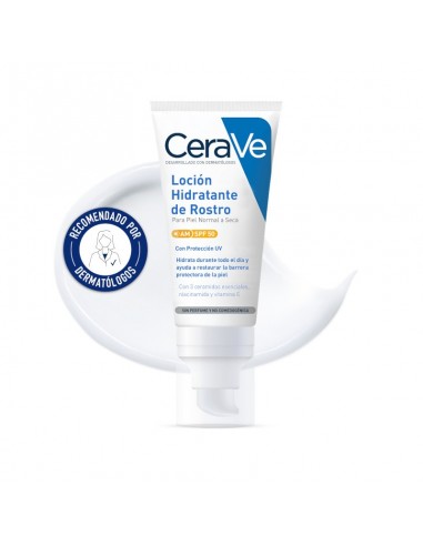 CERAVE LOCIÓN HIDRATANTE DE ROSTRO SPF50 52ML