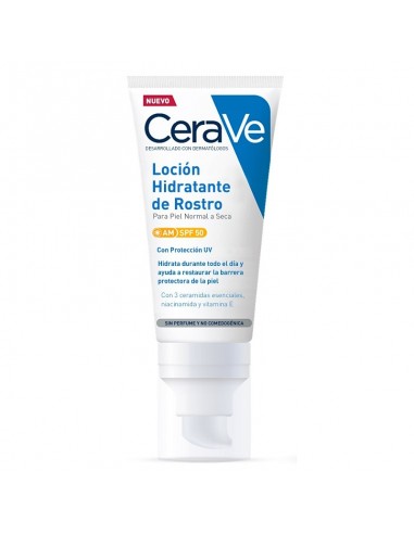 CERAVE LOCIÓN HIDRATANTE DE ROSTRO SPF50 52ML