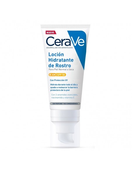 CERAVE LOCIÓN HIDRATANTE DE ROSTRO SPF50 52ML