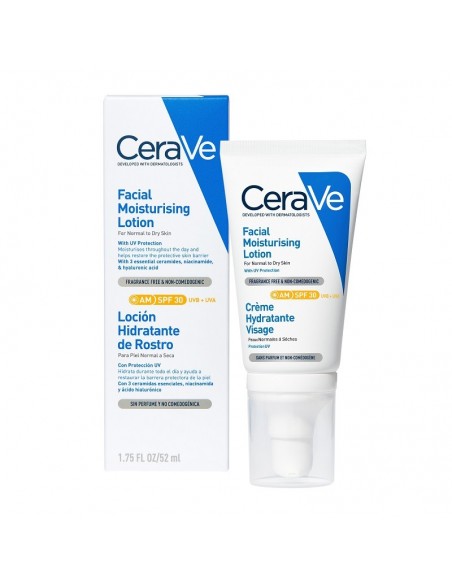 CERAVE LOCIÓN HIDRATANTE DE ROSTRO SPF30 52ML