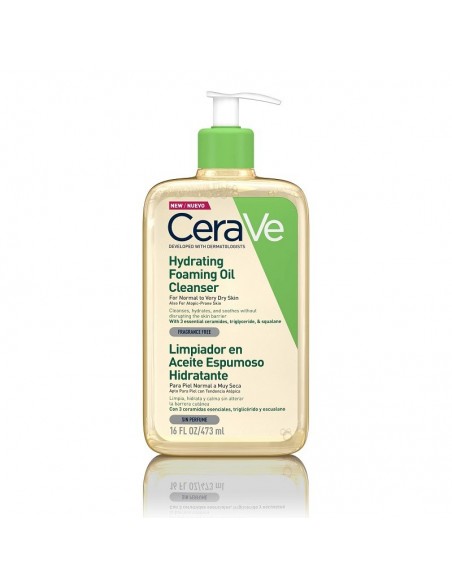 CERAVE LIMPIADOR EN ACEITE ESPUMOSO HIDRATANTE 473ML