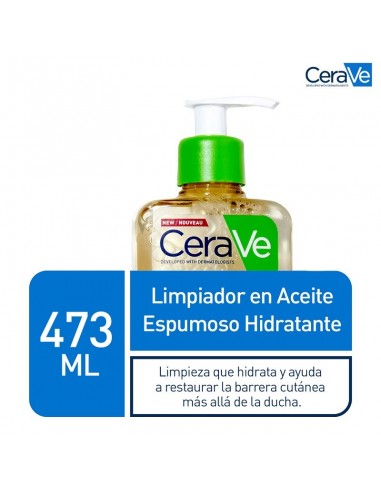 CERAVE LIMPIADOR EN ACEITE ESPUMOSO HIDRATANTE 473ML