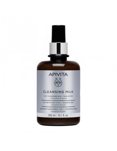 APIVITA FACE CLEANSING LECHE LIMPIADORA 3 EN 1 ROSTRO Y OJOS 300ML