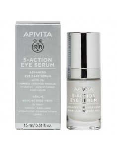 APIVITA 5 ACTION EYE SERUM TRATAMIENTO INTENSIVO CONTORNO DE OJOS 15ML