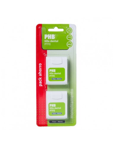 PHB FLUOR Y MENTA HILO DENTAL PTFE 50...