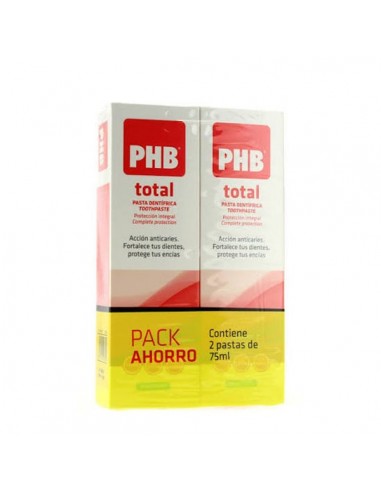 PHB TOTAL PASTA DENTIFRICA  75 ML +75 ML