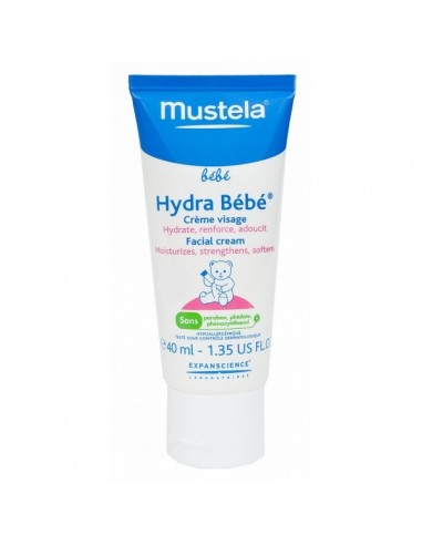 MUSTELA HYDRA BEBE CREMA FACIAL CON AGUACATE BIO 40ML