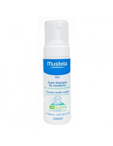 MUSTELA CHAMPÚ MOUSSE RECIÉN NACIDO BEBE 150ML