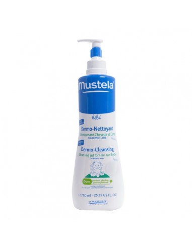 MUSTELA GEL DE BAÑO SUAVE CON AGUACATE BIO 750ML