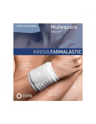 MUÑEQUERA INNOVA VELCRO BLANCA T1-...