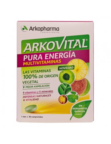 ARKOVITAL PURA ENERGIA 30 COMPRIMIDOS