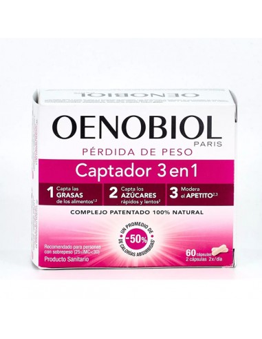 OENOBIOL CAPTADOR 3 EN 1  60 CAPS