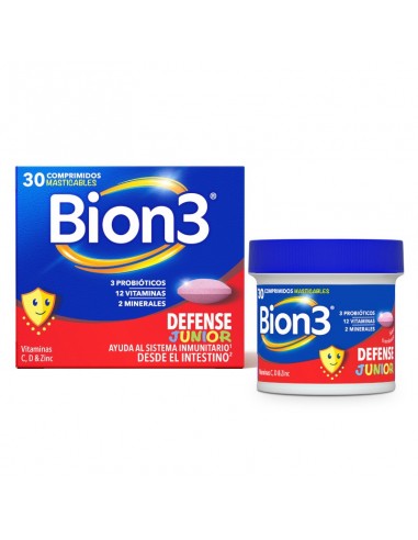 BION 3 DEFENSE JUNIOR  30 COMPRIMIDOS...