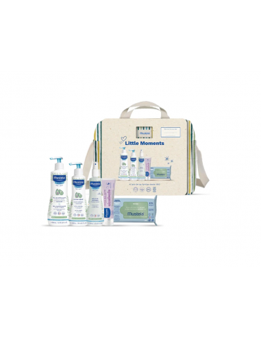 MUSTELA BOLSA PASEO LITTLE MOMENTS RAYAS