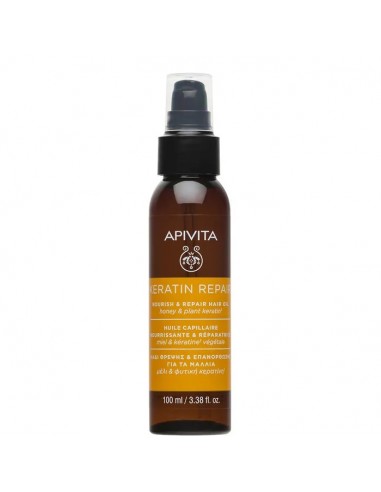 APIVITA KERATIN REPAIR ACEITE CAPILAR NUTRITIVO Y REPARADOR 100ML