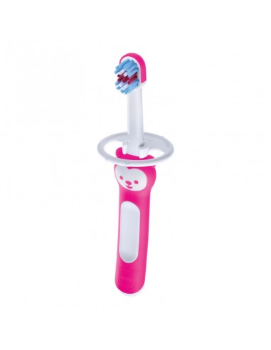 MAM TRAINING BRUSH CEPILLO DE DIENTES COLOR ROSA PARA BEBÉ 5+ MESES 1U