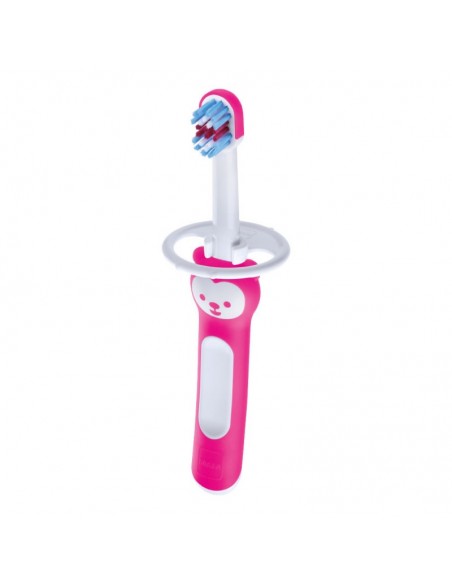 MAM TRAINING BRUSH CEPILLO DE DIENTES COLOR ROSA PARA BEBÉ 5+ MESES 1U