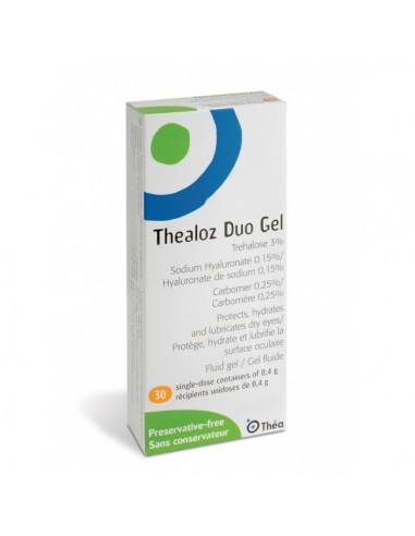 THEALOZ DUO GEL ESTERIL UNIDOSIS  0.4...