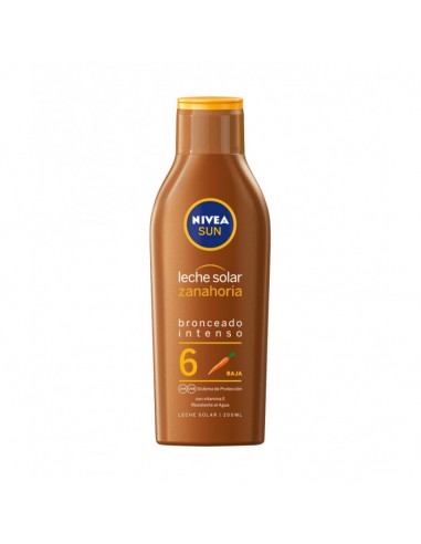 NIVEA SOLAR LECHE ZANAHORIA F-6 200 ML