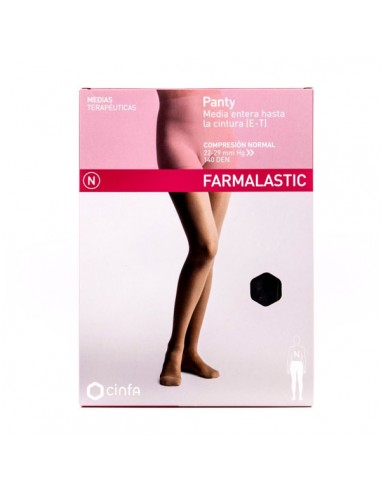 FARMALASTIC PANTY CN T/M NEGRO