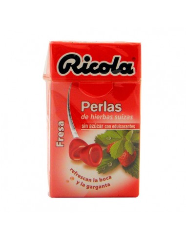 RICOLA PERLAS  FRESA S/AZ 25 G