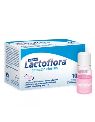 LACTOFLORA PROTECTOR INTESTINAL ADULTO 10 VIALES