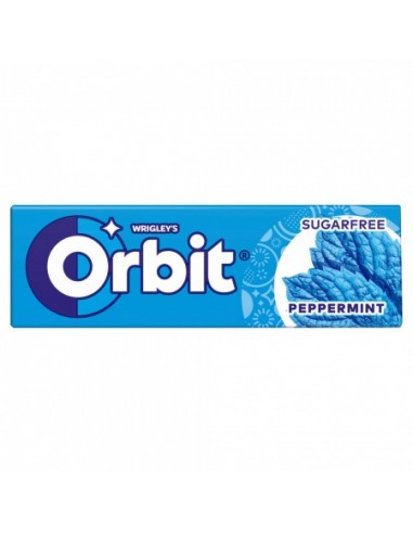ORBIT CHICLE SABOR MENTA PEPPERMINT 7 PIEZAS