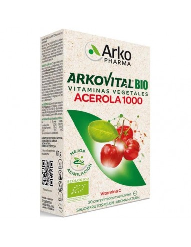 ARKOVITAL ACEROLA 1000 VITAMINA C  30...