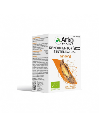 ARKOPHARMA GINSENG  84 CAPSULAS