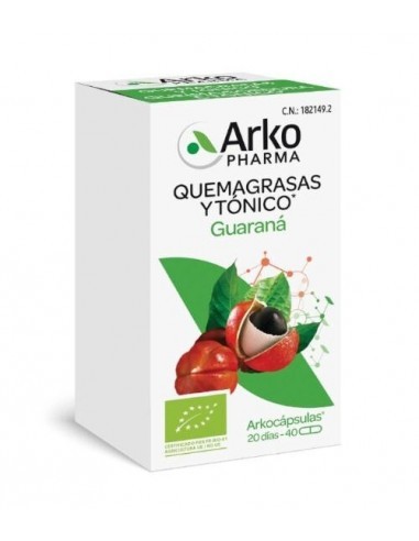 ARKOPHARMA GUARANA 40 CAPSULAS