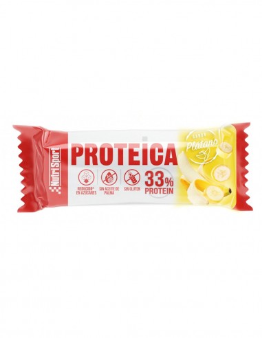 BARRITA PROTEICA DE PLATANO NUTRISPORT