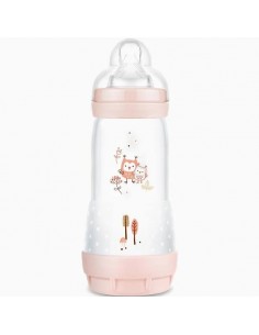 MAM BIBERÓN ANTICÓLICO EASY START COLOR ROSA +4 MESES 1U 320ML