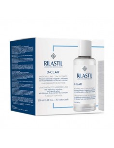 RILASTIL D-CLAR MICROPEELING CONCENTRADO 1UND 100ML + 40 DISCOS DE ALGODON