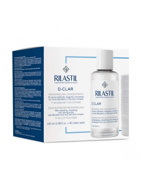 RILASTIL D-CLAR MICROPEELING CONCENTRADO 1UND 100ML + 40 DISCOS DE ALGODON