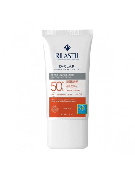 RILASTIL D-CLAR CREMA MEDIUM 50+ 1UND 40ML