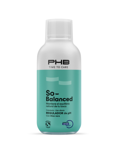 PHB TIME TO CARE SO BALANCED COLUTORIO MENTA SUAVE 1UND 300ML