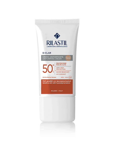 RILASTIL D-CLAR CREMA MEDIUM 50+ 1UND 40ML