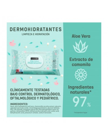 SUAVINEX TOALLITAS DERMO HIDRATANTES...