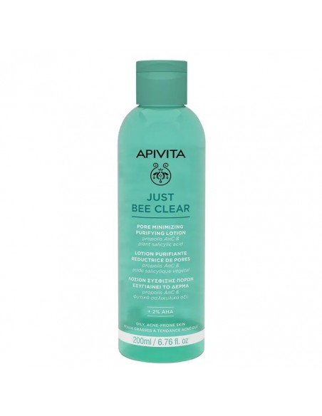 APIVITA JUST BEE CLEAR LOCION PURIFICANTE MINIMIZADORA DE POROS 200ML