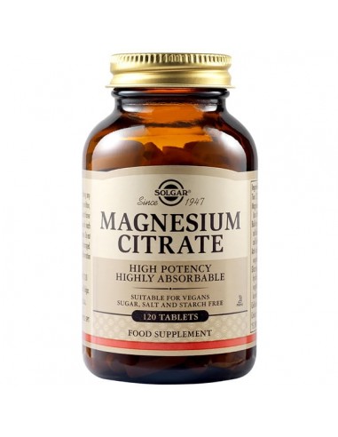 CITRATO DE MAGNESIO 120 COMP. (SOLGAR)