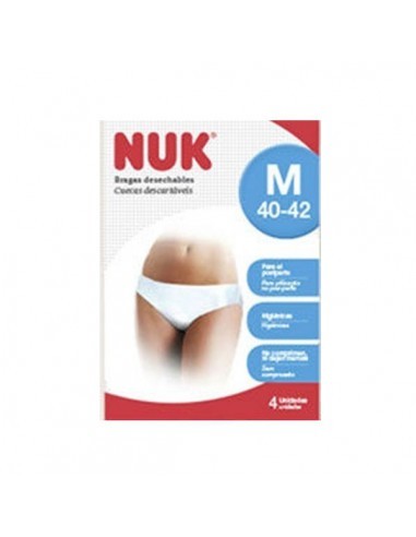 NUK BRAGAS DESECHABLES TALLA M   4U