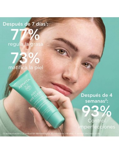 APIVITA JUST BEE CLEAR CREMA ANTI IMPERFECCIONES MATIFICANTE HIDRATANTE 40ML