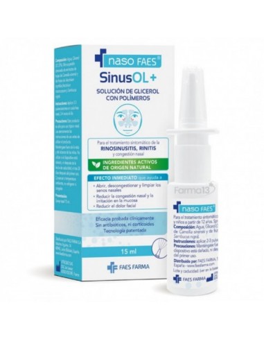 NASO FAES SINUSOL+  1 SPRAY NASAL 15 ML