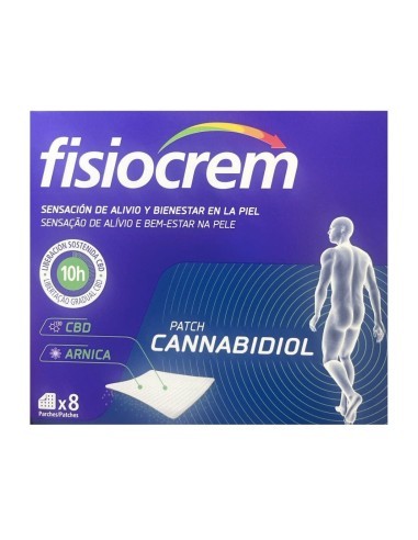 FISIOCREM PATCH CANNABIDIOL  8 PARCHES
