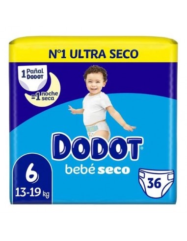 PAÑAL INFANTIL DODOT BEBE SECO VALUE...