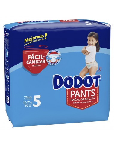 PAÑAL INFANTIL DODOT PANTS TALLA  5...