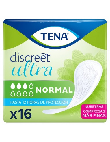 TENA DISCREET ULTRA NORMAL 16 UNIDADES