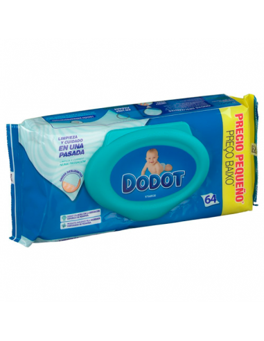 DODOT DERMOACTIVE TOALLITAS REC 64 U